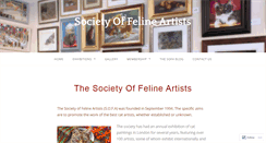 Desktop Screenshot of felineartists.org